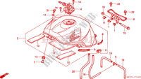 SERBATOIO COMBUSTIBILE (CBR900RR2,3) per Honda CBR 954 RR 2003