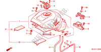 SERBATOIO COMBUSTIBILE (CBR900RRY,1/RE1) per Honda CBR 929 FIREBLADE ERION 2001