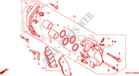 CALIBRO FRENO ANTERIORE per Honda VT 1100 SHADOW C2 2000