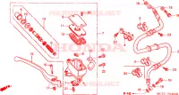 CILINDRO MAESTRO FRENO(FJS6001/2/D3/D4/D5) per Honda SILVER WING 600 2003