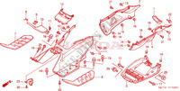 GRADINO PAVIMENTO/COPERTURA SOTTO per Honda SILVER WING 600 2005