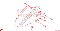 PARAFANGO ANTERIORE (FJS6001/2/D3/D4/D5) per Honda SILVER WING 600 2005