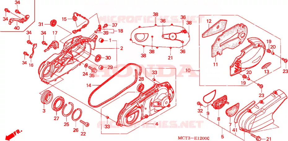 BRACCIO OSCILLANTE Honda SCOOTER 600 SILVERWING 2003  FJS600D3