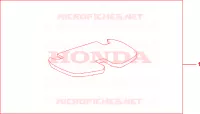 BASE PORTAPACCHI per Honda SILVER WING 400 2007