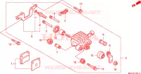 CALIBRO FRENO PARCHEGGIO per Honda SILVER WING 400 2007