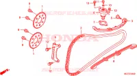 CATENA CAMMA/TENSIONE per Honda SILVER WING 400 2007