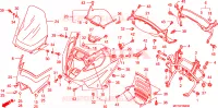 COPERTURA ANTERIORE per Honda SILVER WING 400 2007