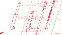 FORCELLA ANTERIORE per Honda SILVER WING 400 2007