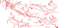 SMORZATORE SCARICO per Honda SILVER WING 400 2007