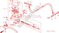 CILINDRO MAESTRO INNESTO per Honda VFR 800 VTEC ABS 2005