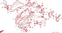 RIPARO SUPERIORE per Honda VFR 800 VTEC ABS 2005