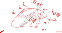 PARAFANGO ANTERIORE per Honda VFR 800 VTEC TWO TONES 2008