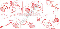 FRECCIA (E/ED/EK/F/G/H/KO) per Honda CB 900 F HORNET 2007