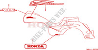 EMBLEMA/MARCHIO per Honda VTX 1300 S RETRO 2003