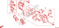 CALIBRO FRENO ANTERIORE(FJS400D9/FJS400A) per Honda SILVER WING 400 2014