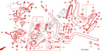 CONDOTTO MANIGLIA/COPERTURA MANIGLIA(FJS400D8) per Honda SILVER WING 400 2008