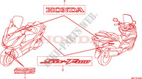 EMBLEMA/MARCHIO(FJS400D9/FJS400A) per Honda SILVER WING 400 2012