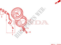 INDICATORE per Honda SHADOW VT 750 AERO ABS 2005