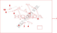 KIT STAFFE BISACCE IN PELLE per Honda SHADOW VT 750 2005