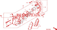 CALIBRO FRENO ANTERIORE per Honda SHADOW VT 750 ABS 2008