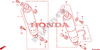 CUSCINO POSTERIORE per Honda SHADOW VT 750 AERO ABS 2010