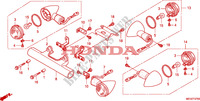 FRECCIA per Honda SHADOW VT 750 AERO ABS 2008