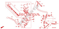 FRENO MAESTRO ANTERIORE CILINDRO per Honda SHADOW VT 750 AERO ABS 2010
