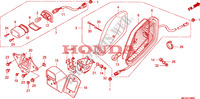 LUCE CODA per Honda SHADOW VT 750 AERO ABS 2008