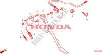 POSTEGGIO LATERALE per Honda SHADOW VT 750 AERO 2010