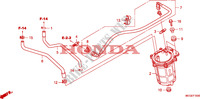 CILINDRO MAESTRO FRENO  POST. per Honda SHADOW VT 750 BLACK 2011