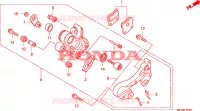 CALIBRO FRENO PARCHEGGIO per Honda 700 DN01 2008