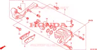 CALIBRO FRENO POSTERIORE per Honda 700 DN01 2008