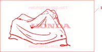 COPRIMOTO per Honda 700 DN01 2008