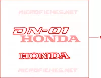 EMBLEMA ORO per Honda 700 DN01 2008