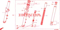 FORCELLA ANTERIORE per Honda 700 DN01 2008