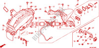 PARAFANGO POSTERIORE per Honda 700 DN01 2010