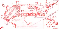 PARAFANGO POSTERIORE per Honda 700 DN01 2008