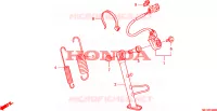 PIEDE D'APPOGGIO per Honda 700 DN01 2008
