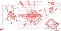 TESTA CILINDRO ANTERIORE per Honda 700 DN01 2008