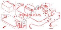 BATTERIA per Honda CB 1300 BI COULEUR 2005