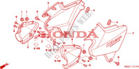 COPERTURA LATO(CB1300/A/S/SA) per Honda CB 1300 ABS FAIRING 2005