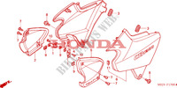 COPERTURA LATO(CB1300F/F1) per Honda CB 1300 2004