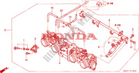 CORPO VALVOLA IMMISSIONE(ASS.) per Honda CB 1300 ABS FAIRING 2005