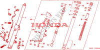 FORCELLA ANTERIORE per Honda CB 1300 BI COULEUR 2005