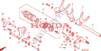 CILINDRO CAMBIO/FORCA CAMBIO INGRANAGGIO per Honda CB 1300 ABS FAIRING 2006