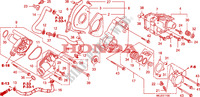 COPERTURA POST. S./POMPA ACQUA per Honda CB 1300 S FAIRING 2007