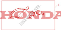 ANTIFURTO AD ARCO per Honda CBR 1000 RR FIREBLADE 2007