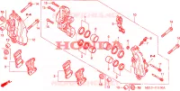 CALIBRO FRENO ANTERIORE per Honda CBR 1000 RR FIREBLADE 2007