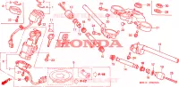 CONDOTTO MANIGLIA/PONTE SOPRA per Honda CBR 1000 RR FIREBLADE 2007