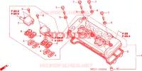 COPERTURA TESTA CILINDRO per Honda CBR 1000 RR FIREBLADE 2007